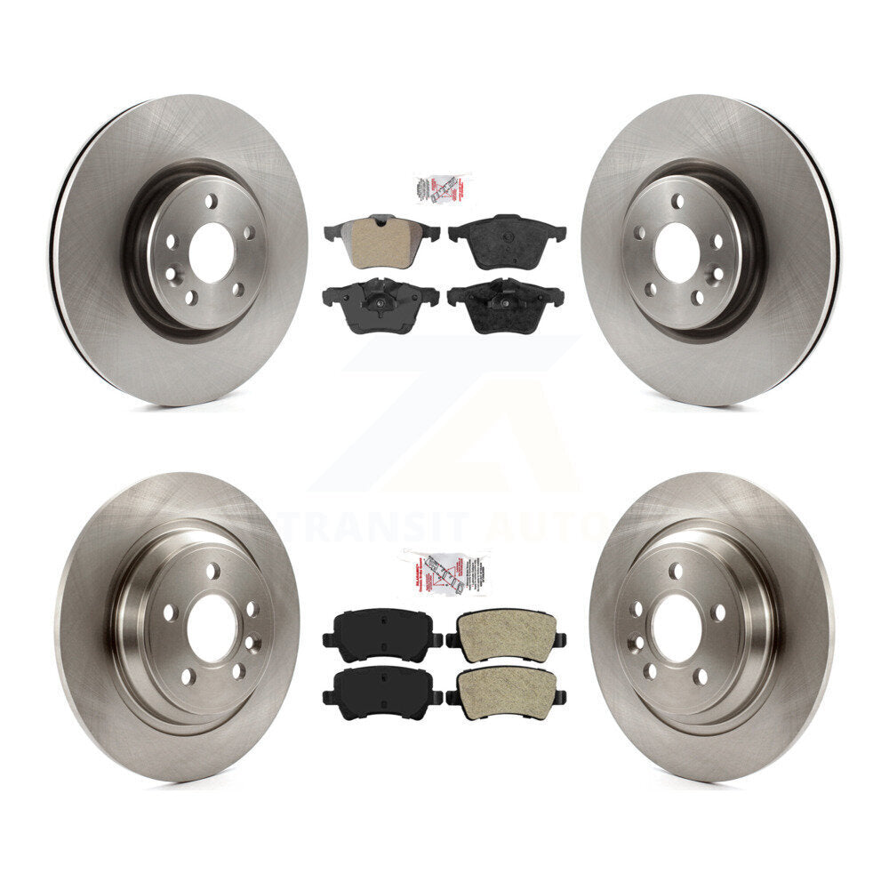 Front Rear Semi-Metallic Pads And Disc Brake Rotors Kit For Volvo S60 V70 K8A-106693