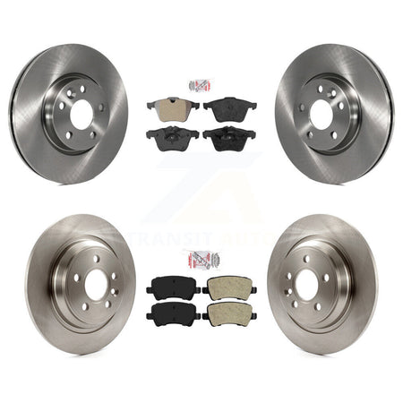 Front Rear Semi-Metallic Pads And Disc Brake Rotors Kit For Volvo V70 K8A-106694