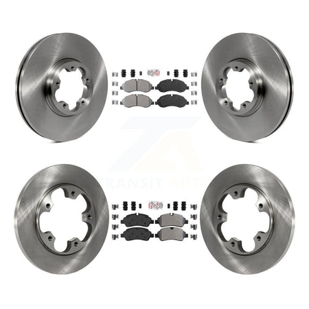 Front Rear Semi-Metallic Pad Brake Rotor Kit For Ford Transit-250 Transit-150 Transit-350 K8A-106705
