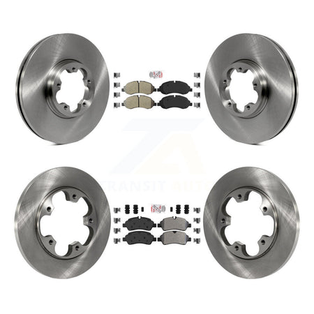Front Rear Semi-Metallic Pad Brake Rotor Kit For Ford Transit-250 Transit-150 Transit-350 K8A-106707