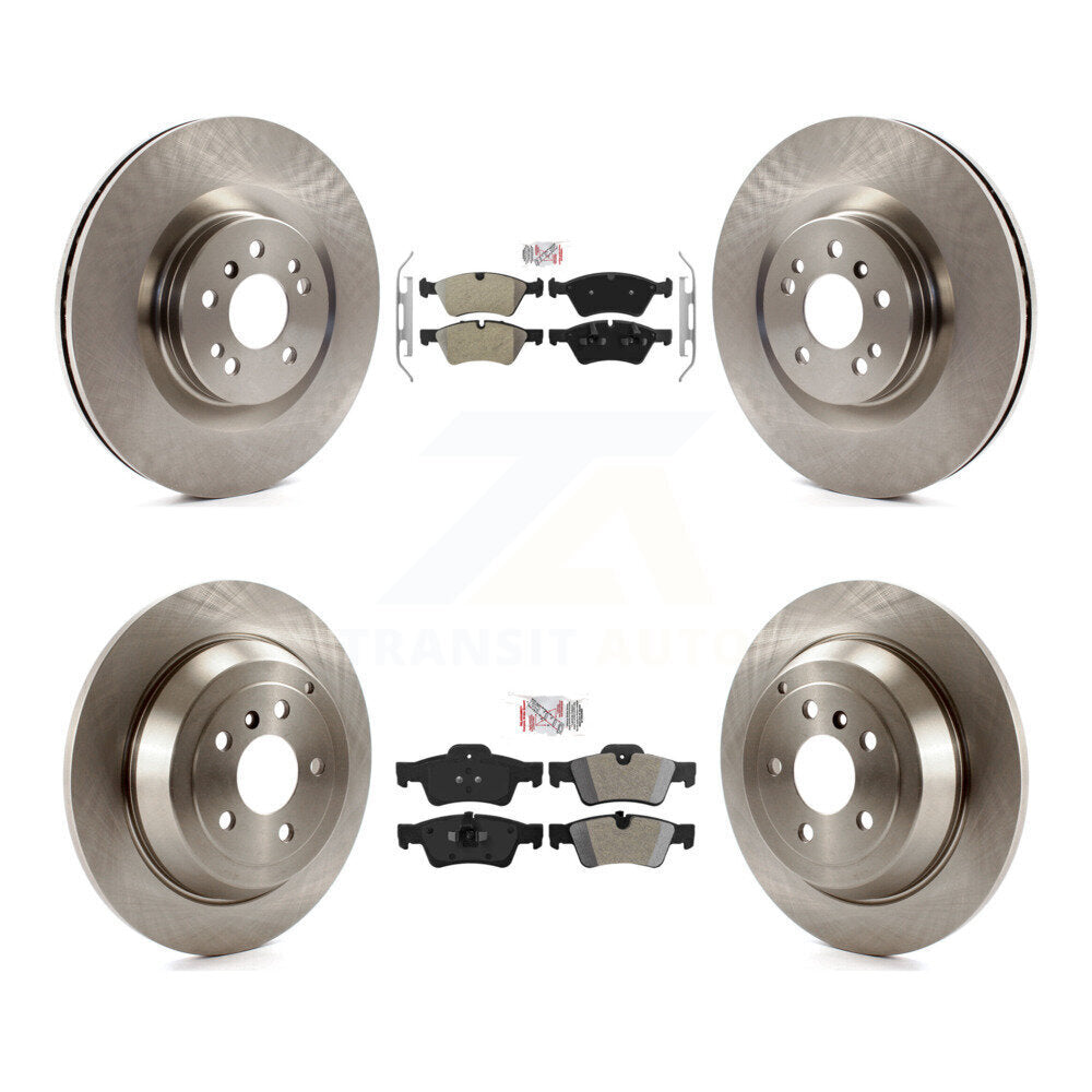Front Rear Semi-Metallic Pads And Disc Brake Rotors Kit For Mercedes-Benz ML320 K8A-106715