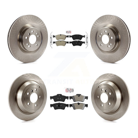 Front Rear Semi-Metallic Pads And Disc Brake Rotors Kit For Mercedes-Benz ML320 K8A-106715