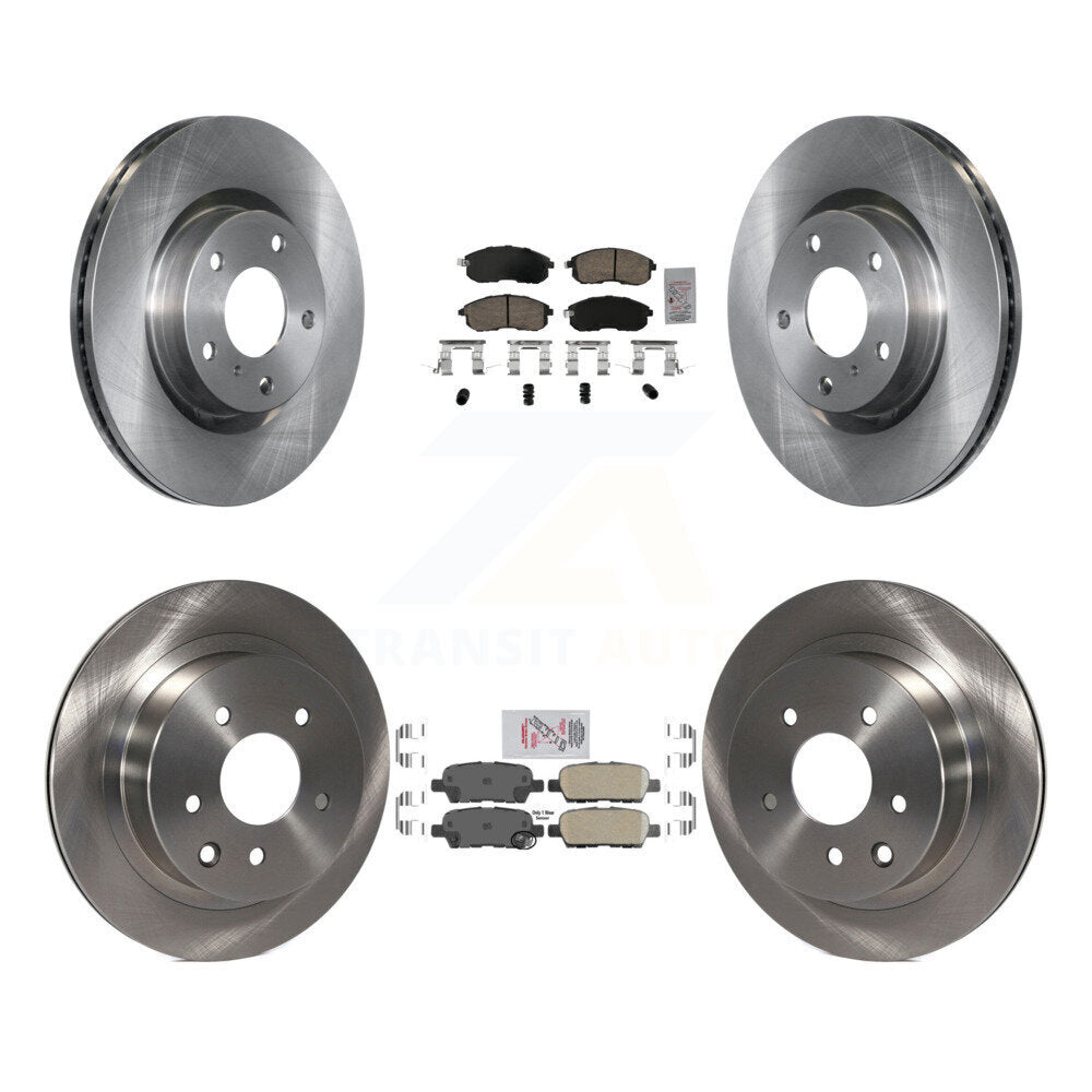 Front Rear Ceramic Pads And Disc Brake Rotors Kit For Nissan 350Z INFINITI G35 K8A-106732
