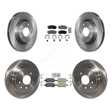 Front Rear Ceramic Pads And Disc Brake Rotors Kit For Nissan 350Z INFINITI G35 K8A-106732