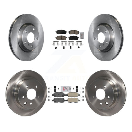 Front Rear Ceramic Pads And Disc Brake Rotors Kit For Nissan 350Z INFINITI G35 K8A-106733