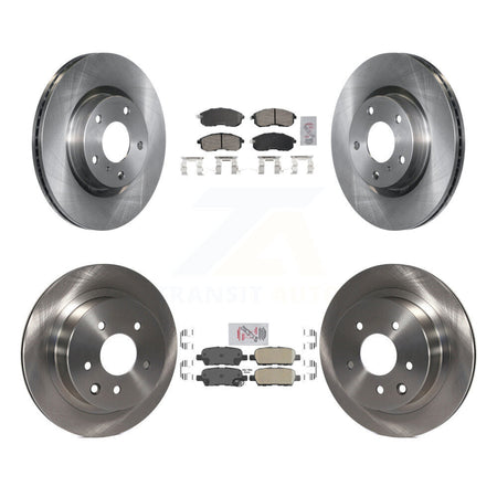 Front Rear Ceramic Pads And Disc Brake Rotors Kit For Nissan 350Z INFINITI G35 K8A-106734