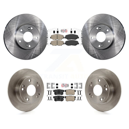 Front Rear Ceramic Pads And Disc Brake Rotors Kit For Honda Accord K8A-106737