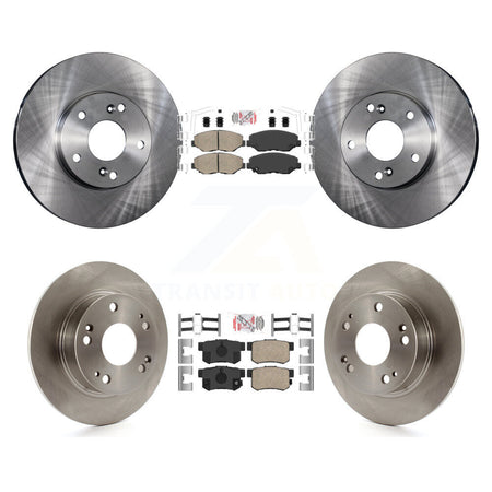Front Rear Ceramic Pads And Disc Brake Rotors Kit For Honda Accord K8A-106738