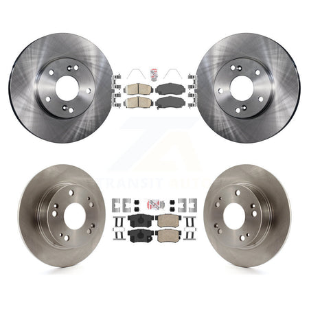 Front Rear Ceramic Pad & Brake Rotor Kit For Honda Accord With 282mm Diameter K8A-106745
