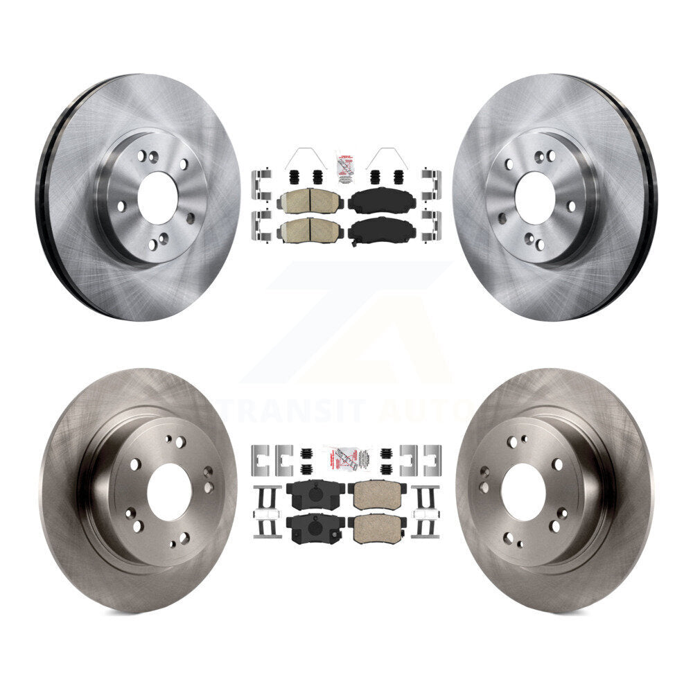 Front Rear Ceramic Pads And Disc Brake Rotors Kit For Honda Accord K8A-106747
