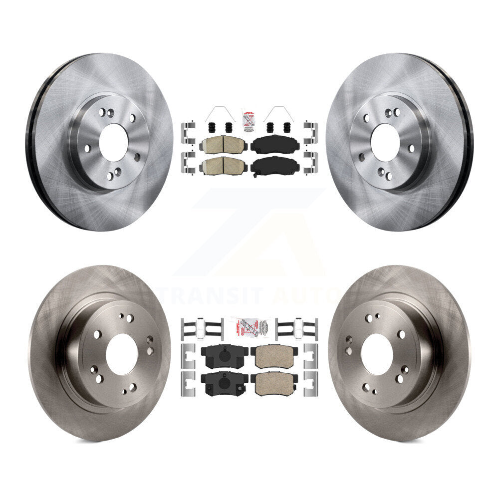 Front Rear Ceramic Pads And Disc Brake Rotors Kit For Honda Accord K8A-106748