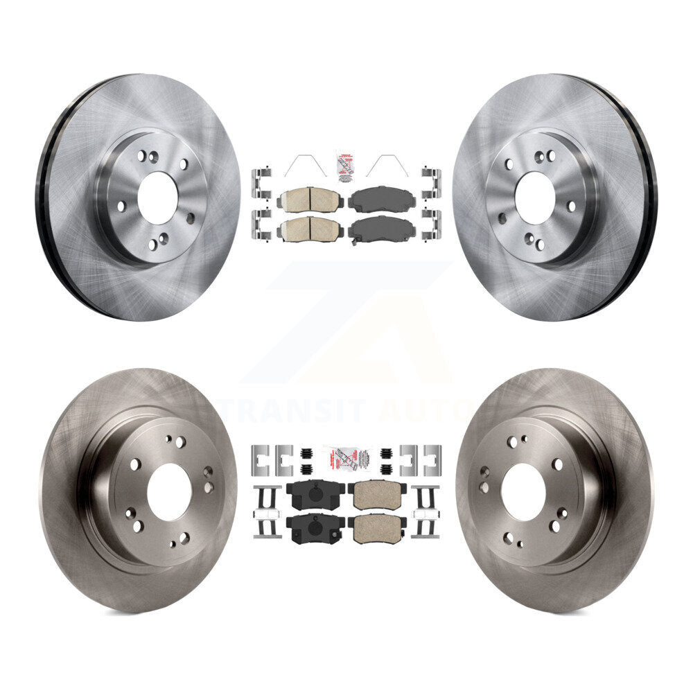 Front Rear Ceramic Pads And Disc Brake Rotors Kit For Honda Accord K8A-106749