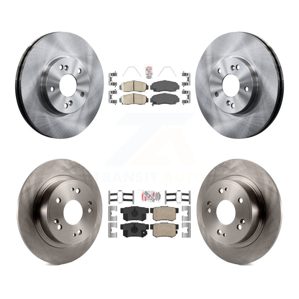Front Rear Ceramic Pads And Disc Brake Rotors Kit For Honda Accord K8A-106750