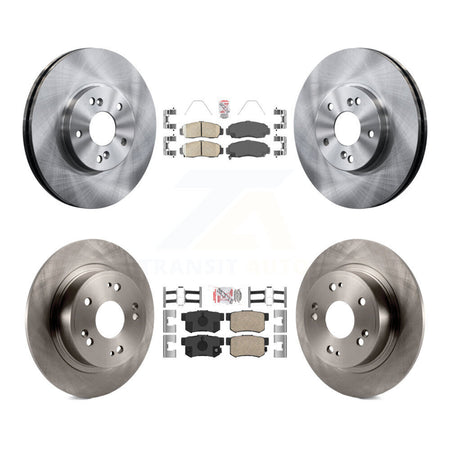 Front Rear Ceramic Pads And Disc Brake Rotors Kit For Honda Accord K8A-106750
