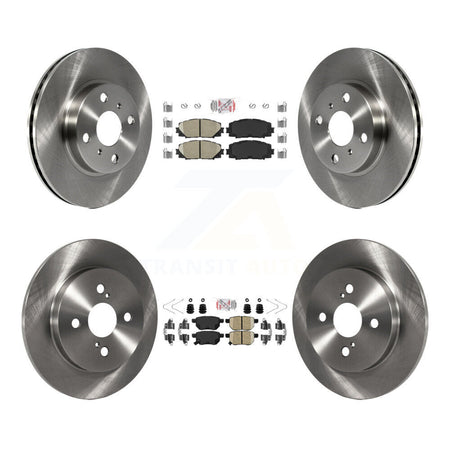 Front Rear Ceramic Pads And Disc Brake Rotors Kit For Toyota Yaris K8A-106758