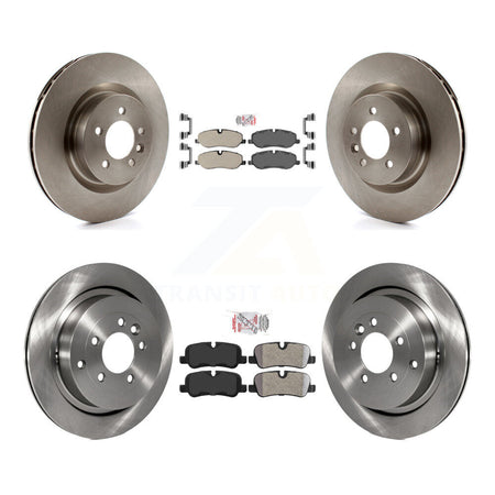 Front Rear Semi-Metallic Pad Disc Brake Rotor Kit For Land Rover Range Sport Supercharged K8A-106773
