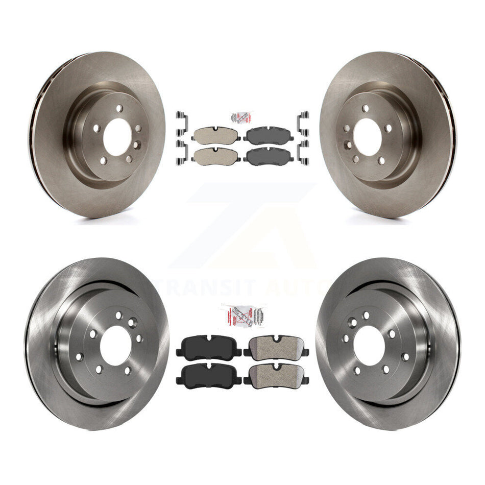 Front Rear Semi-Metallic Pad Disc Brake Rotor Kit For Land Rover Range Sport Supercharged K8A-106773