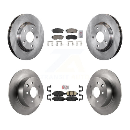 Front Rear Ceramic Pads And Disc Brake Rotors Kit For Nissan Sentra K8A-106782