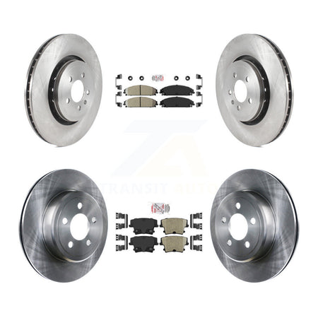 Front Rear Ceramic Pad Brake Rotors Kit For Dodge Charger With 370mm Diameter Rotor K8A-106795