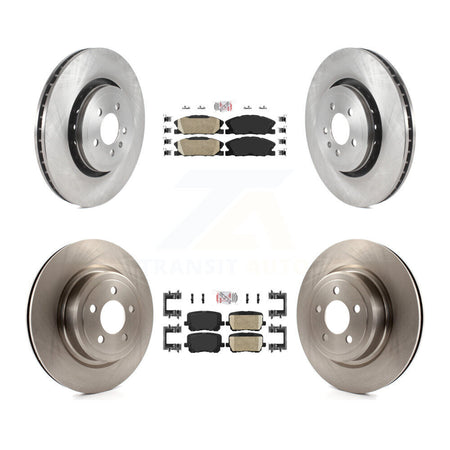 Front Rear Ceramic Pad Brake Rotors Kit For Dodge Charger With 370mm Diameter Rotor K8A-106796