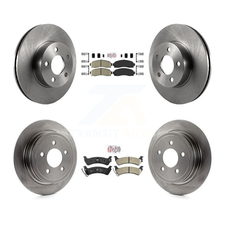 Front Ceramic Rear Semi-Metallic Pad And Brake Rotor Kit For Ford Explorer Sport Trac 4WD K8A-106800