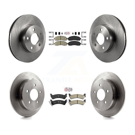 Front Ceramic Rear Semi-Metallic Pad And Brake Rotor Kit For Ford Explorer Sport Trac 4WD K8A-106802