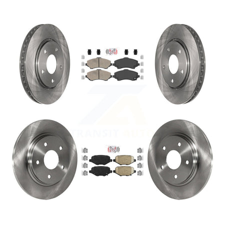 Front Rear Ceramic Pad & Brake Rotors Kit For Dodge Grand Caravan Chrysler Town Country K8A-106841