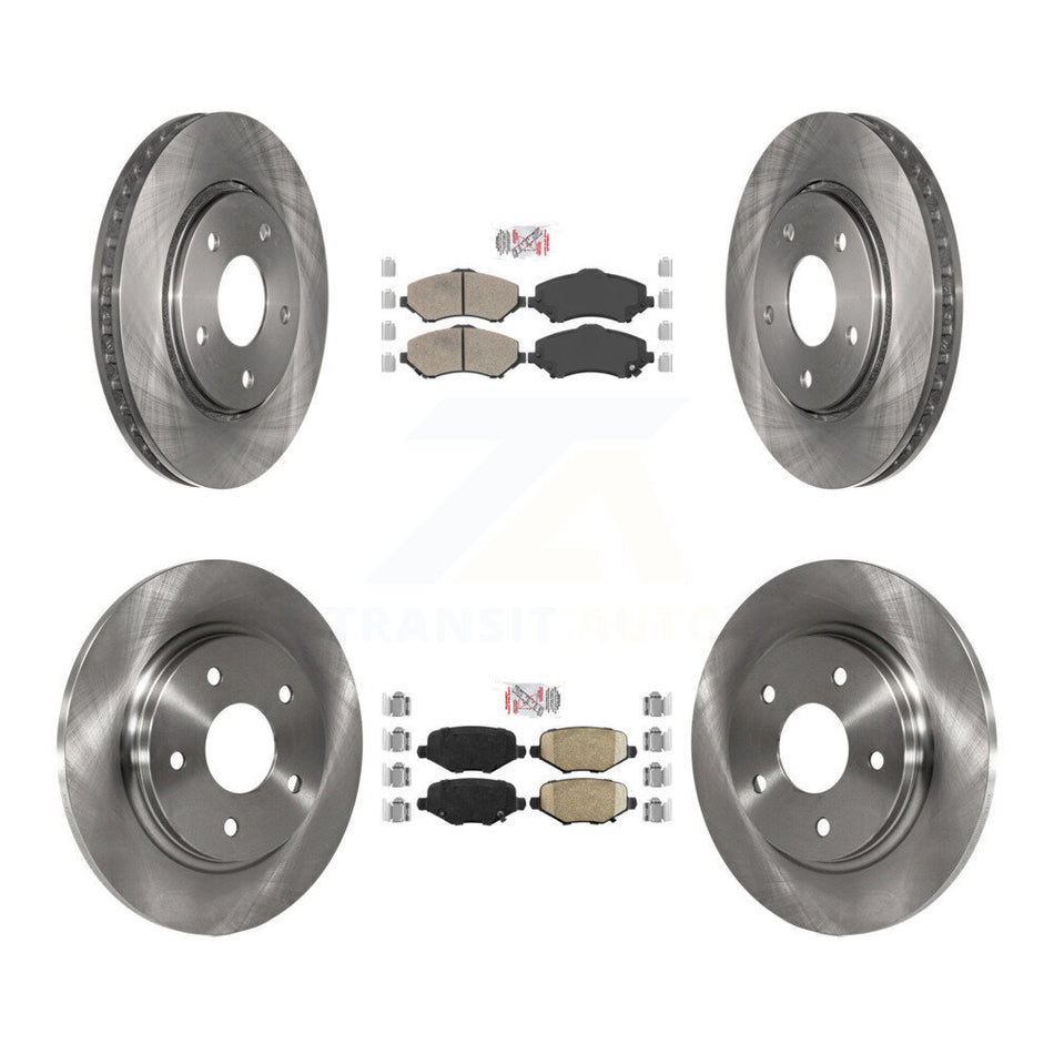 Front Rear Ceramic Pad & Brake Rotors Kit For Dodge Grand Caravan Chrysler Town Country K8A-106842