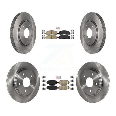 Front Rear Ceramic Pads And Disc Brake Rotors Kit For Dodge Grand Caravan K8A-106847