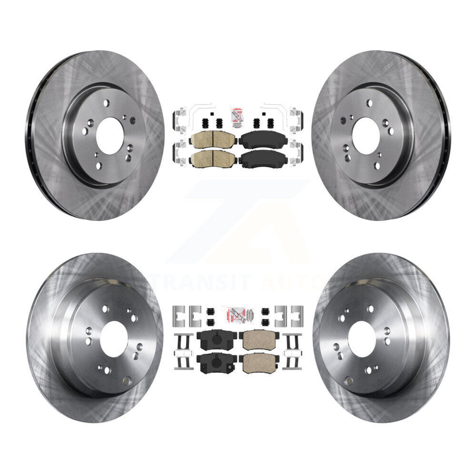 Front Rear Ceramic Pads And Disc Brake Rotors Kit For Acura RDX K8A-106848