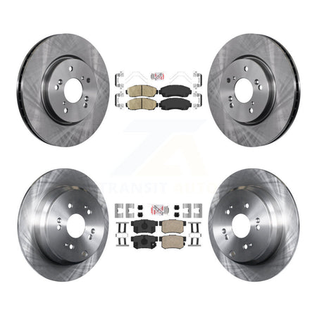 Front Rear Ceramic Pads And Disc Brake Rotors Kit For Acura RDX K8A-106849