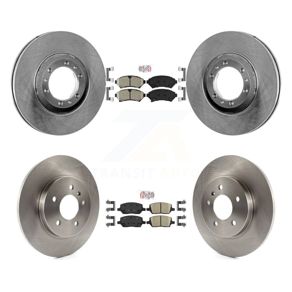 Front Rear Ceramic Pads And Disc Brake Rotors Kit For 2005 Pontiac Montana SV6 with FWD K8A-106853
