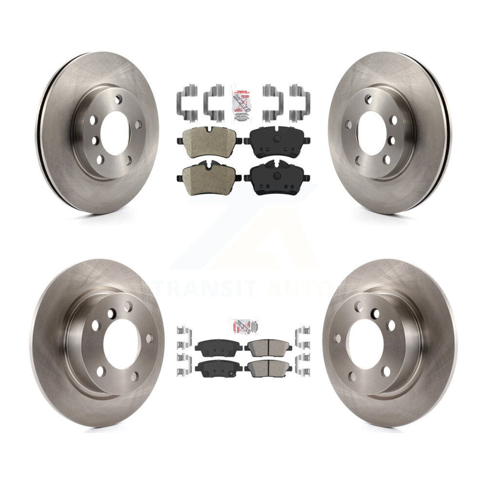 Front Semi-Metallic Rear Ceramic Pad & Brake Rotor Kit For Mini Cooper Countryman Paceman K8A-106864