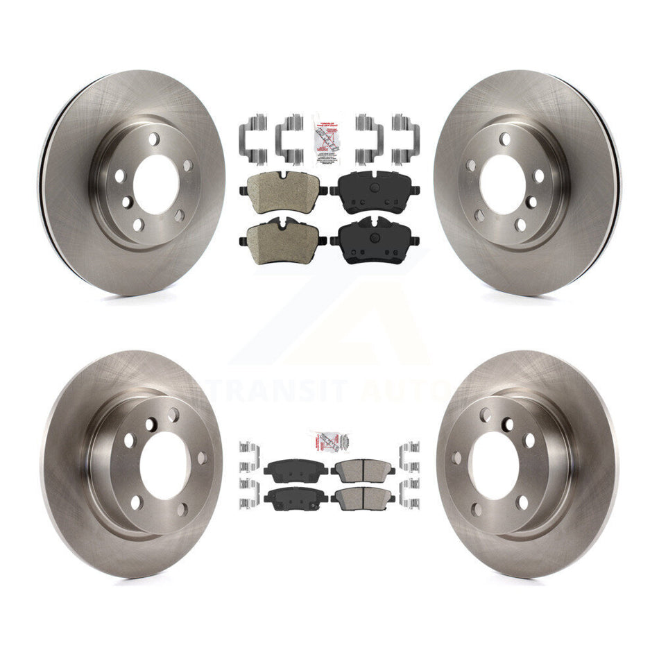 Front Semi-Metallic Rear Ceramic Pad & Brake Rotor Kit For Mini Cooper Countryman Paceman K8A-106865