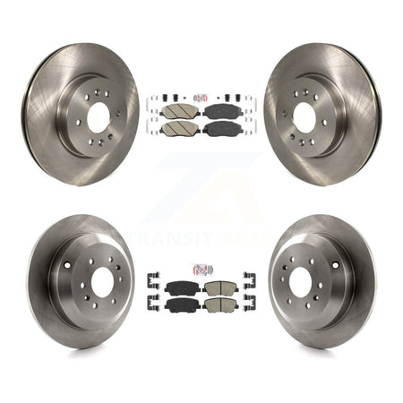 Front Rear Ceramic Pads And Disc Brake Rotors Kit For 2009-2011 Kia Borrego K8A-106877