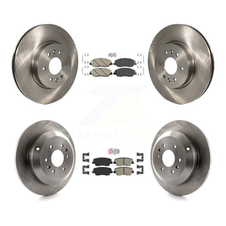Front Rear Ceramic Pads And Disc Brake Rotors Kit For 2009-2011 Kia Borrego K8A-106879