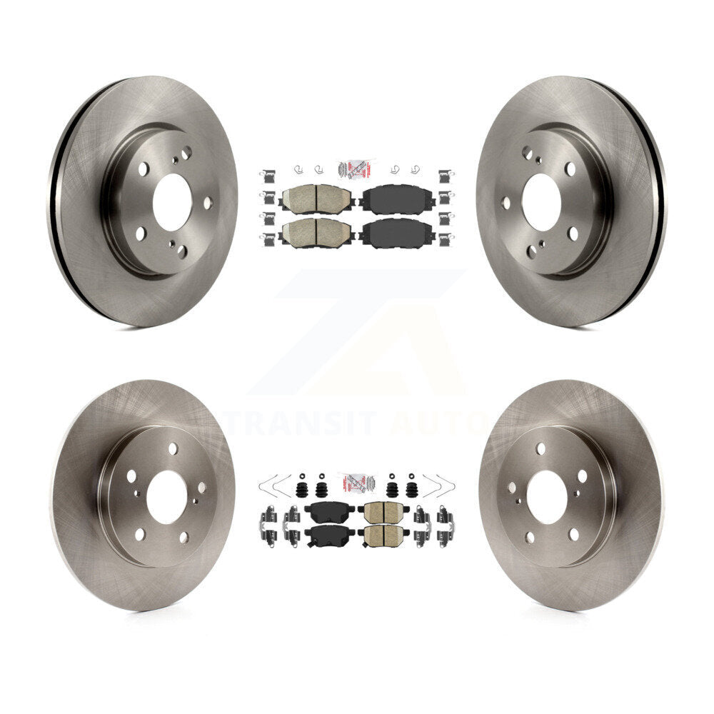 Front Rear Ceramic Pads And Disc Brake Rotors Kit For 2008-2015 Scion xB K8A-106882