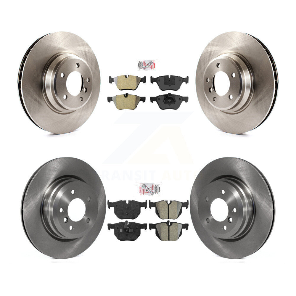 Front Rear Semi-Metallic Pads And Disc Brake Rotors Kit For 2007 BMW 335xi K8A-106885