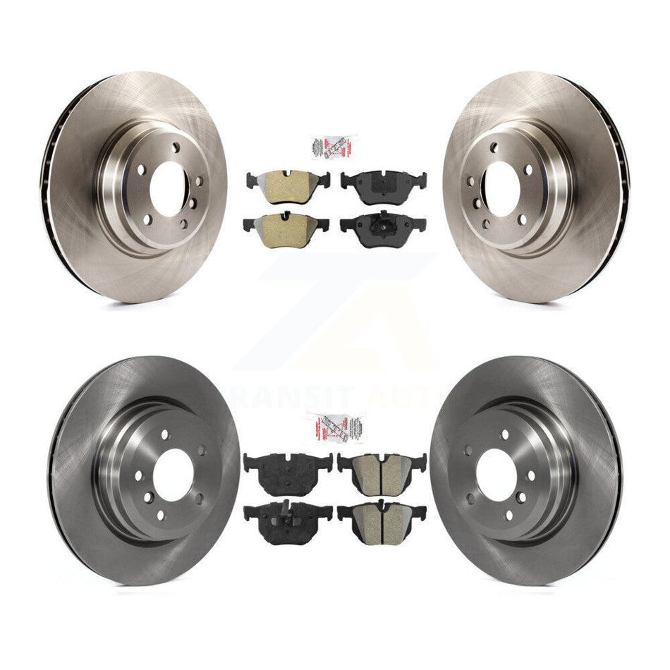 Front Rear Semi-Metallic Pads And Disc Brake Rotors Kit For 2007 BMW 335xi K8A-106885
