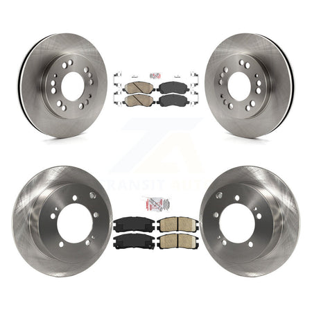 Front Rear Ceramic Pad & Disc Brake Rotor Kit For 2001 Mitsubishi Eclipse 2.4L From 06 01 K8A-106901