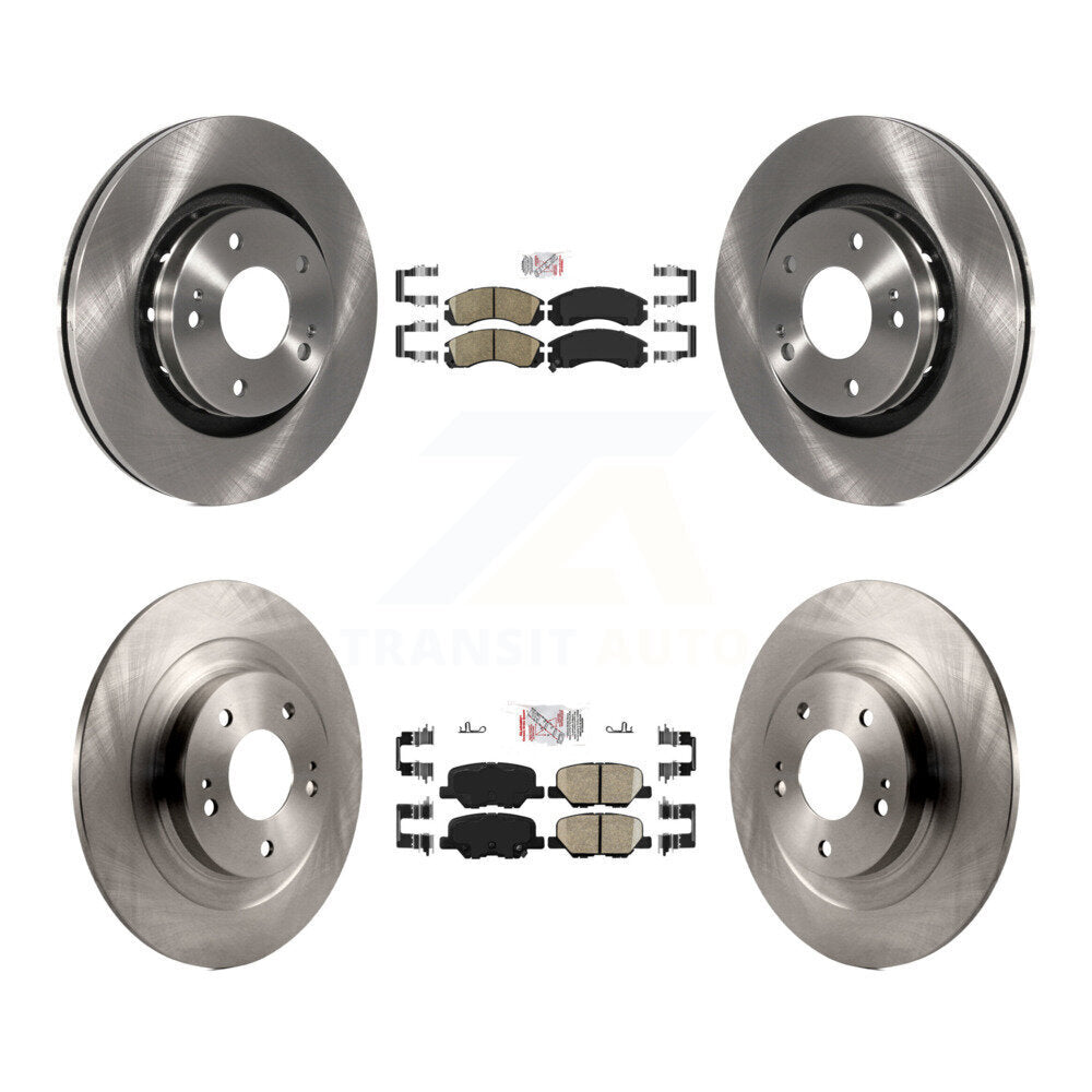 Front Rear Ceramic Pads And Disc Brake Rotors Kit For Mitsubishi Outlander PHEV K8A-106902