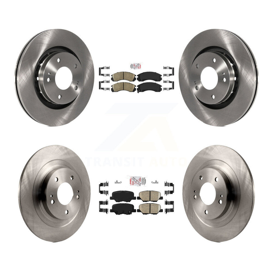 Front Rear Ceramic Pads And Disc Brake Rotors Kit For Mitsubishi Outlander PHEV K8A-106902