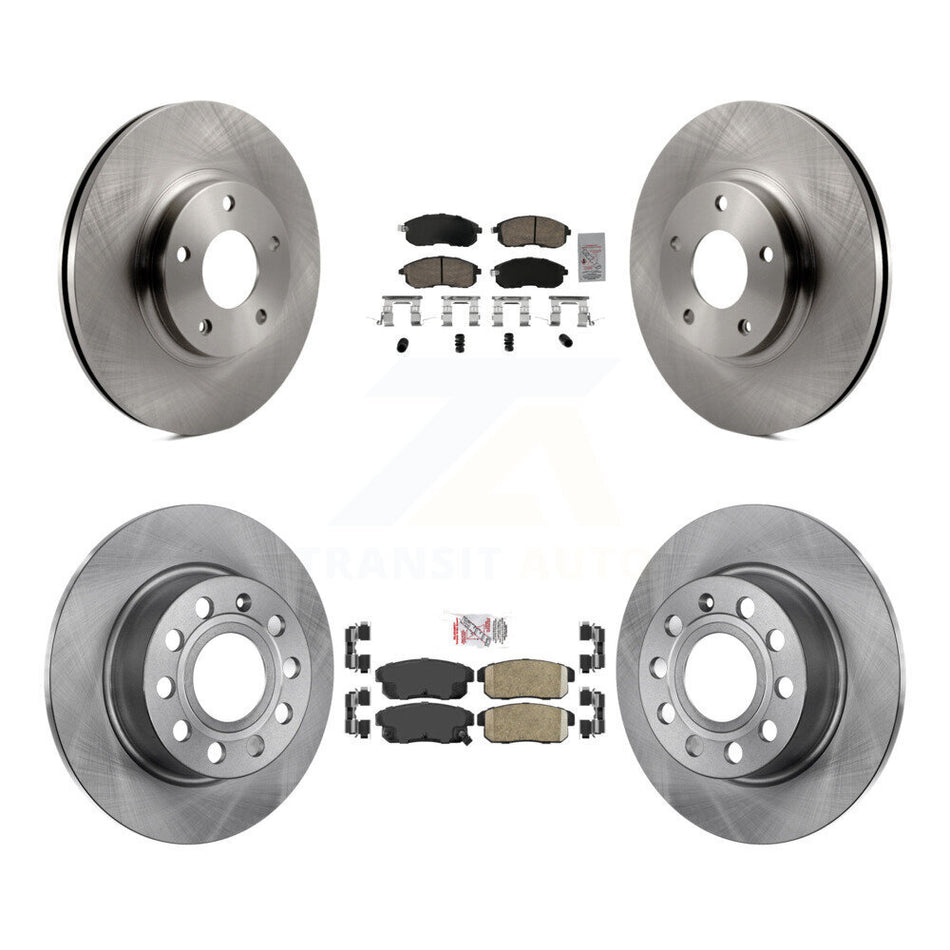 Front Rear Ceramic Pads And Disc Brake Rotors Kit For 2002-2004 INFINITI I35 K8A-106903
