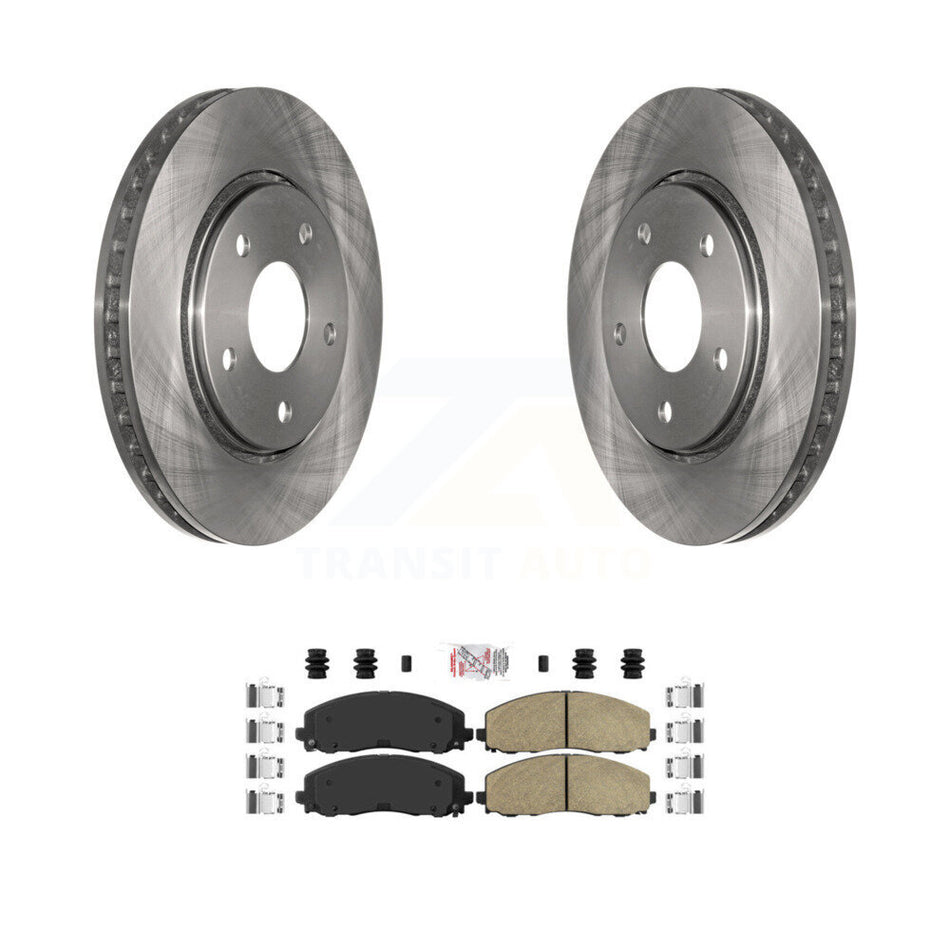 Front Disc Brake Rotors And Ceramic Pads Kit For Dodge Grand Caravan K8A-106917