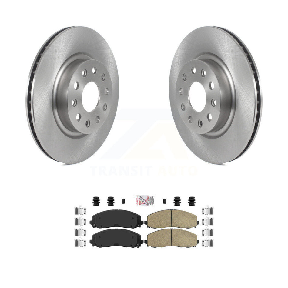 Front Disc Brake Rotors And Ceramic Pads Kit For Jeep Wrangler K8A-106919