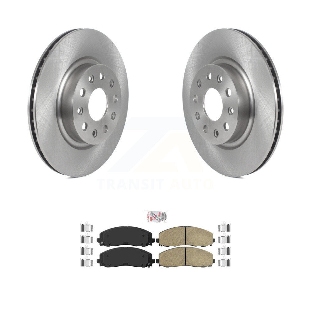 Front Disc Brake Rotors And Ceramic Pads Kit For Jeep Wrangler K8A-106920