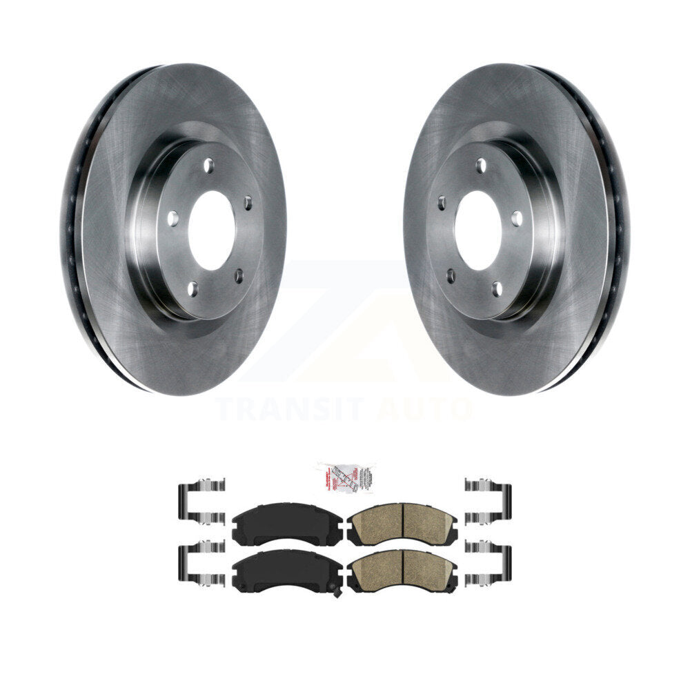 Front Brake Rotor & Ceramic Pad Kit For Mitsubishi Lancer With 294mm Diameter K8A-106923