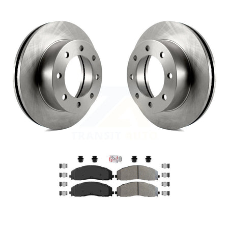 Front Disc Brake Rotors And Semi-Metallic Pads Kit For 2013 Ford F-250 Super Duty 4WD K8A-106928