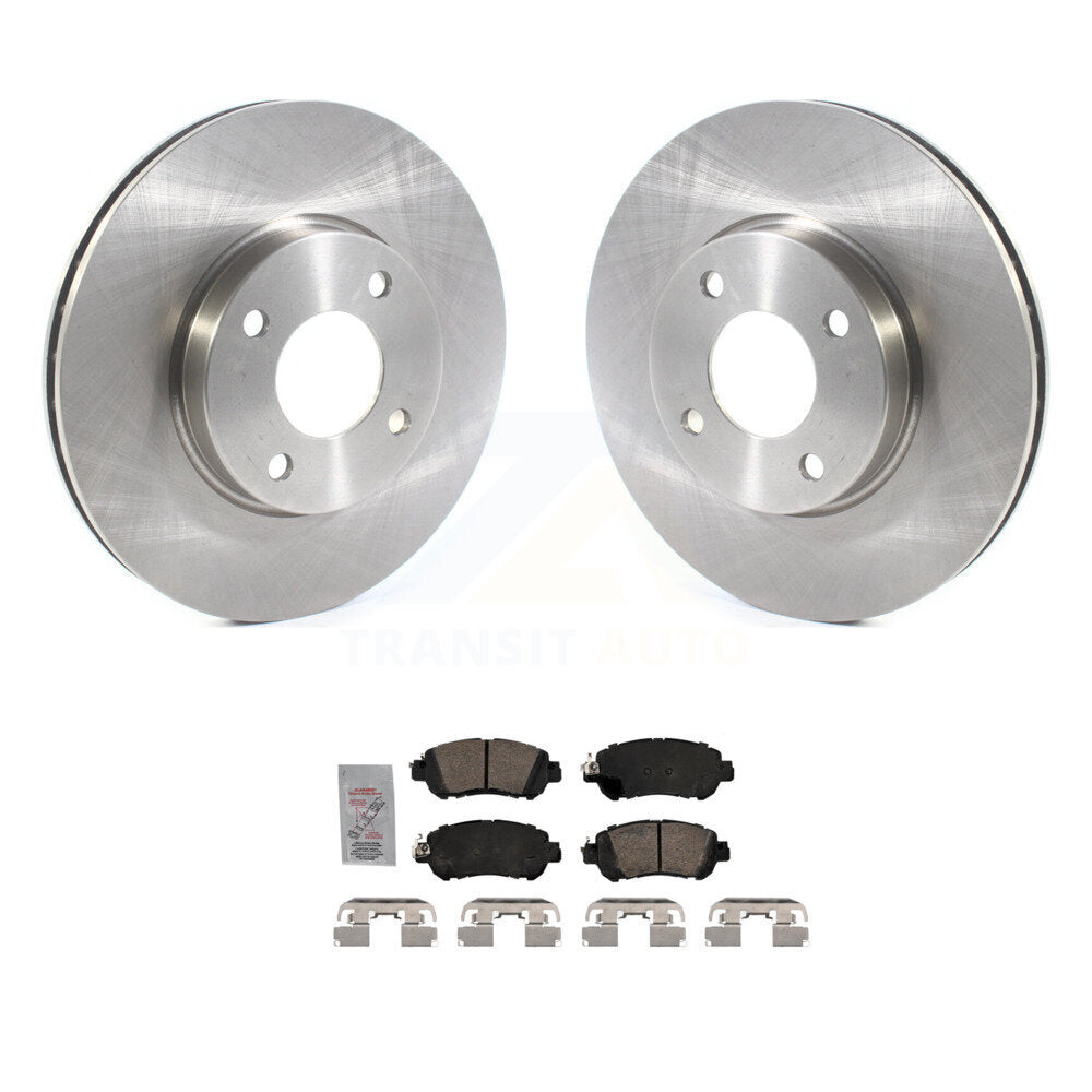 Front Disc Brake Rotors And Ceramic Pads Kit For Nissan Kicks Versa K8A-106936