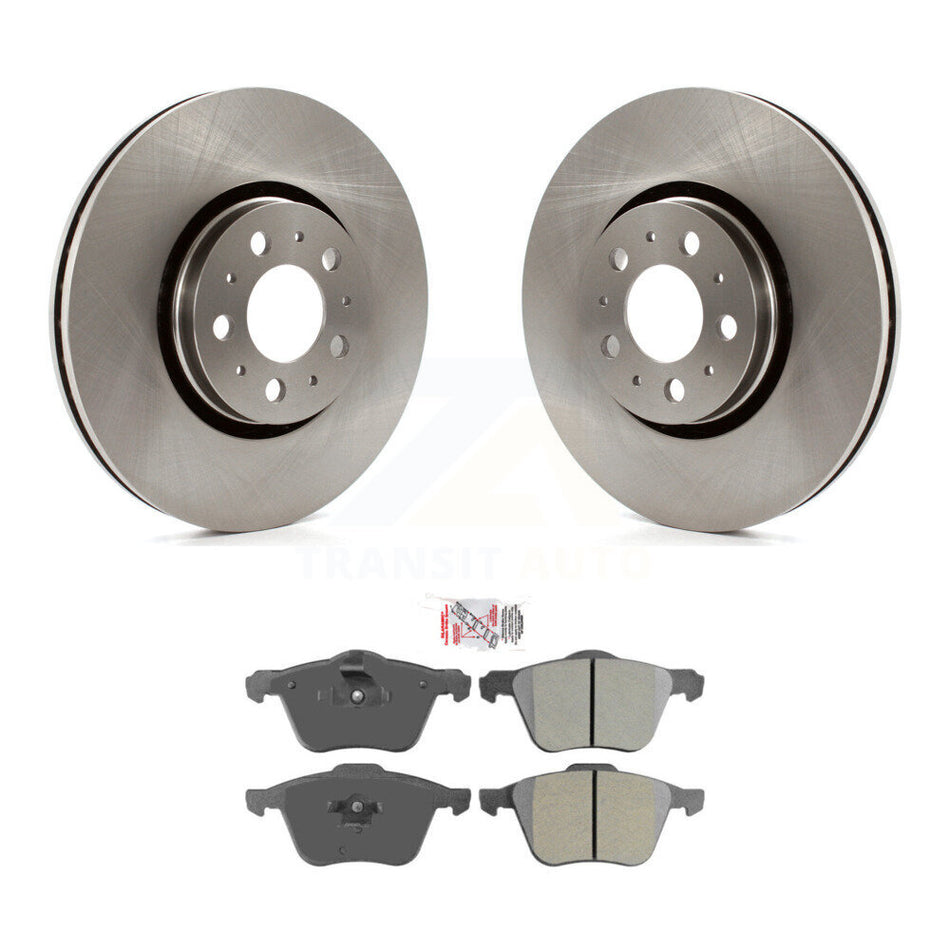 Front Brake Rotors & Semi-Metallic Pad Kit For Volvo XC90 With 316mm Diameter Rotor K8A-106942